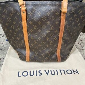 Authentic Louis Vuitton Sac Shopping tote